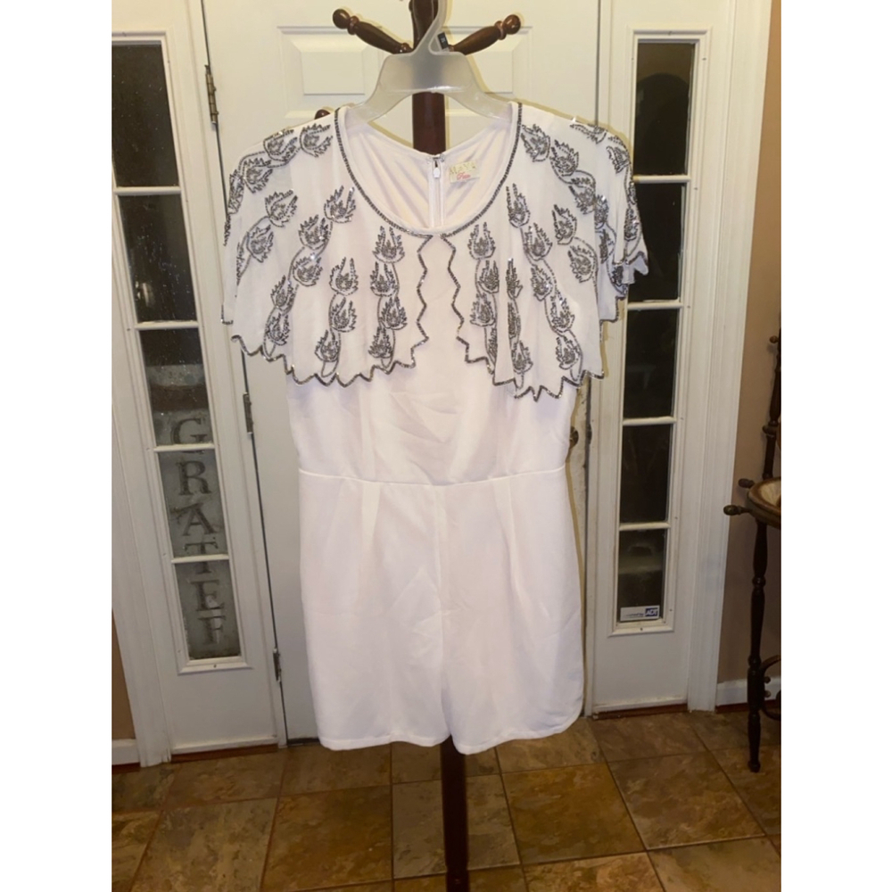 Women's Maya Jumpsuit White Size 12